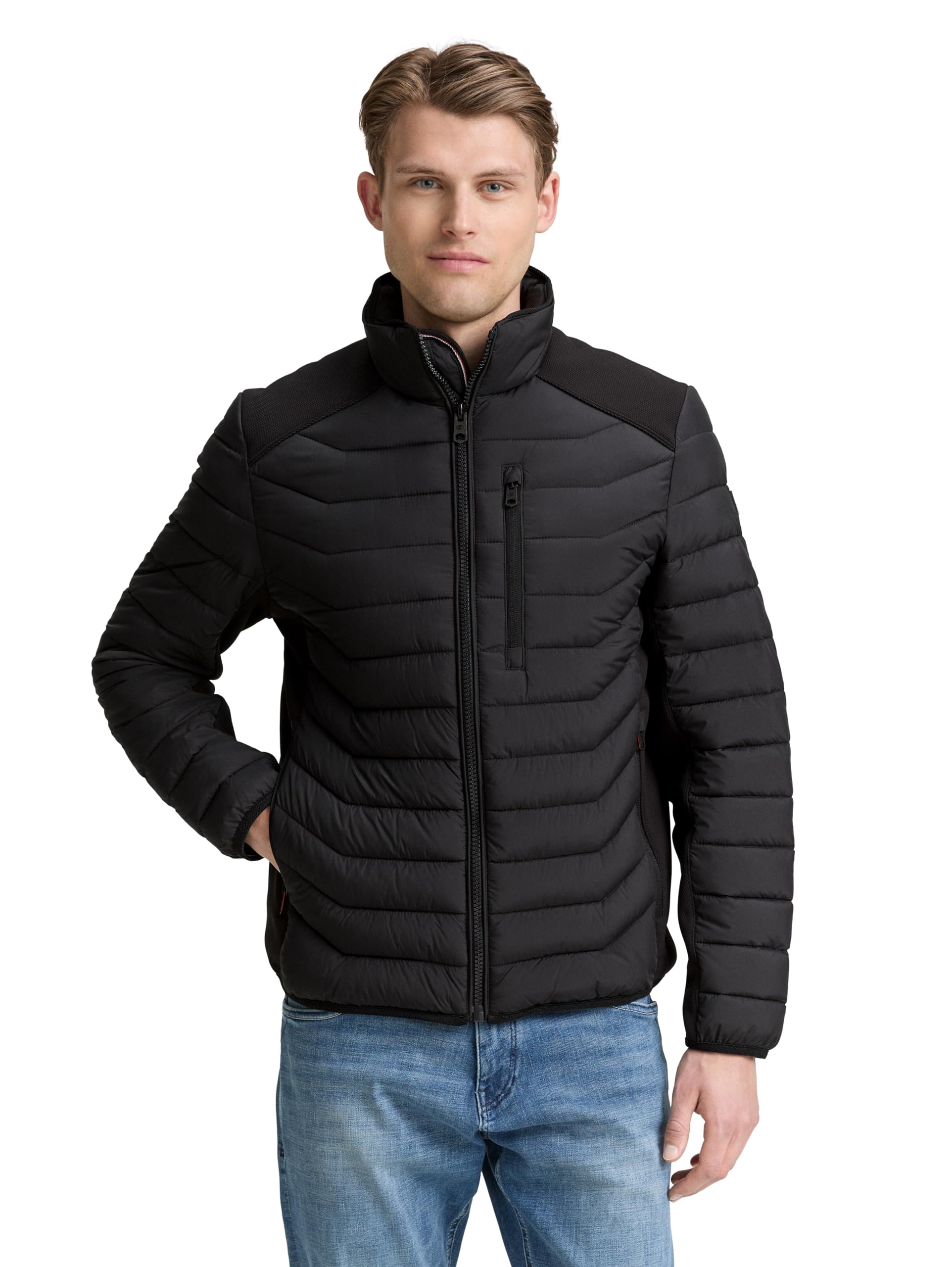TOM TAILOR Herren 1048127 Lightweight Hybrid Steppjacke