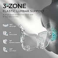 Vista 3 de Hbada E3 Pro Silla de oficina ergonómica, silla de oficina grande y alta, con soporte lumbar dinámico de 3 zonas, reposacabezas ajustable 4D, Gris