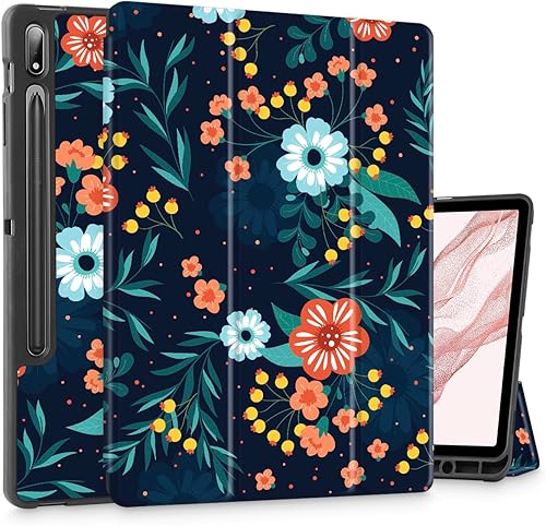 Tuiklol Funda para Samsung Galaxy Tab S10+ 2024 Tab S9 FE Plus y Tab S9 Plus de 12.4 pulgadas 2023 versión 2023 con soporte integrado para S-Pen