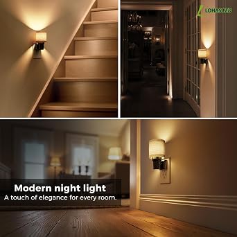 L LOHAS LED Night Light, 3pack