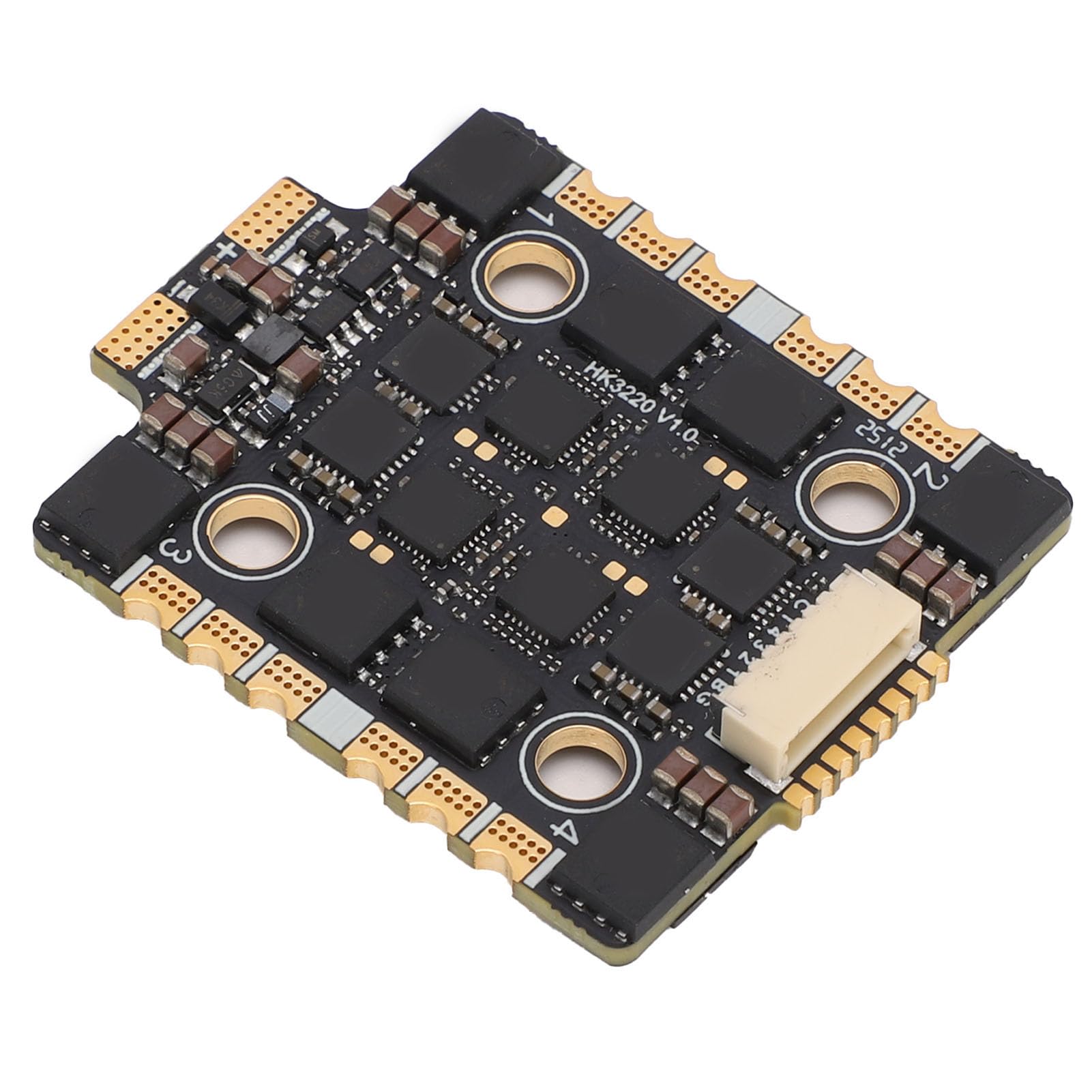 POENVFPO 60A 8S Drone 4 w 1 ESC, 32-bitowe Oprogramowanie Sprzętowe, Bezszczotkowy Elektryczny Regulator Prędkości z obsługą DShot600 dla Dronów Wyścigowych FPV