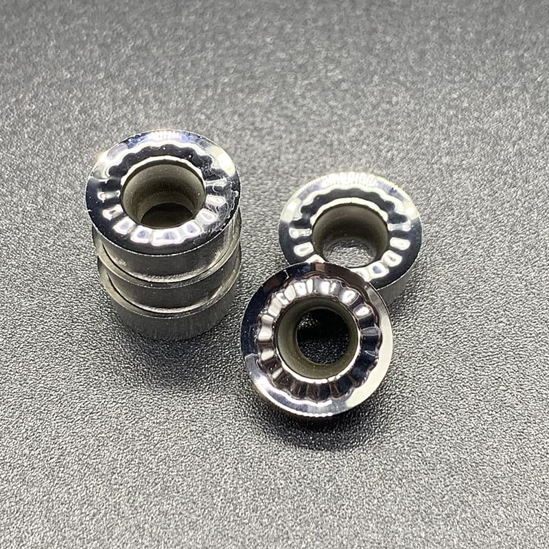 10pcs RCGT0803MO RCGT10T3MO AK RCGT1204MO AK H01 Carbide CNC Lathe Turning Round Insert Aluminum Alloy Tools Processing Aluminum(RCGT0803MOE AK)