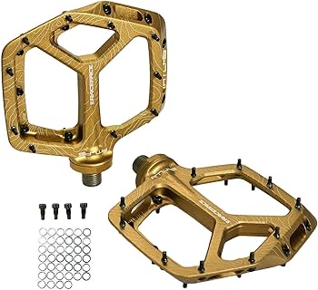 RACEFACE ATLAS 9S クランク　ゴールド　170mm Amazon.com : RaceFace Atlas Bike Platform Pedals, Kashmoney