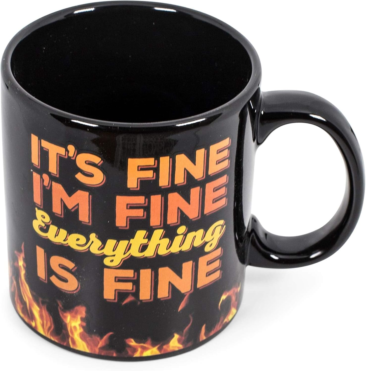 It's Fine 20-Ounce Oversized Ceramic Coffee Mug | Large Coffee Cup | Funny Coffee Mug | Drinkware For Coffee, Tea, Hot And Cold Beverages - Image 4