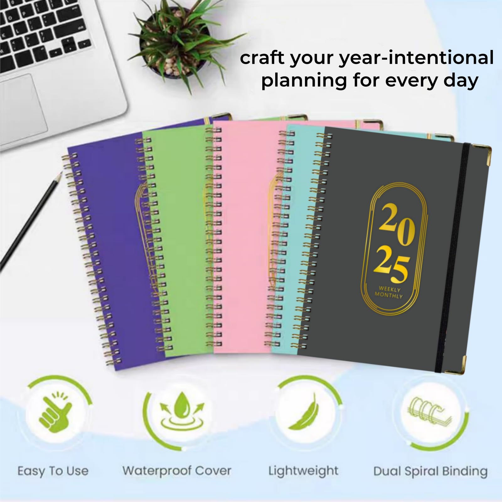 Academic Planner 2025-2026 - Monthly & Weekly Calendar From Jul 2025 To Jun 2026 - A5 Size, Teacher Planner - GREEN - View #7
