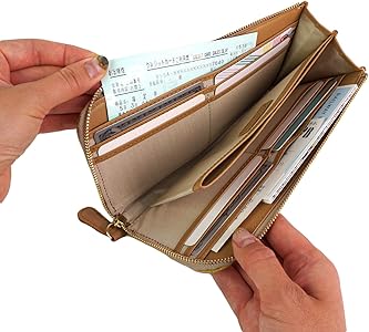 Amazon | [古都印伝]財布 レディース 長財布 L字ファスナー 本革 日本