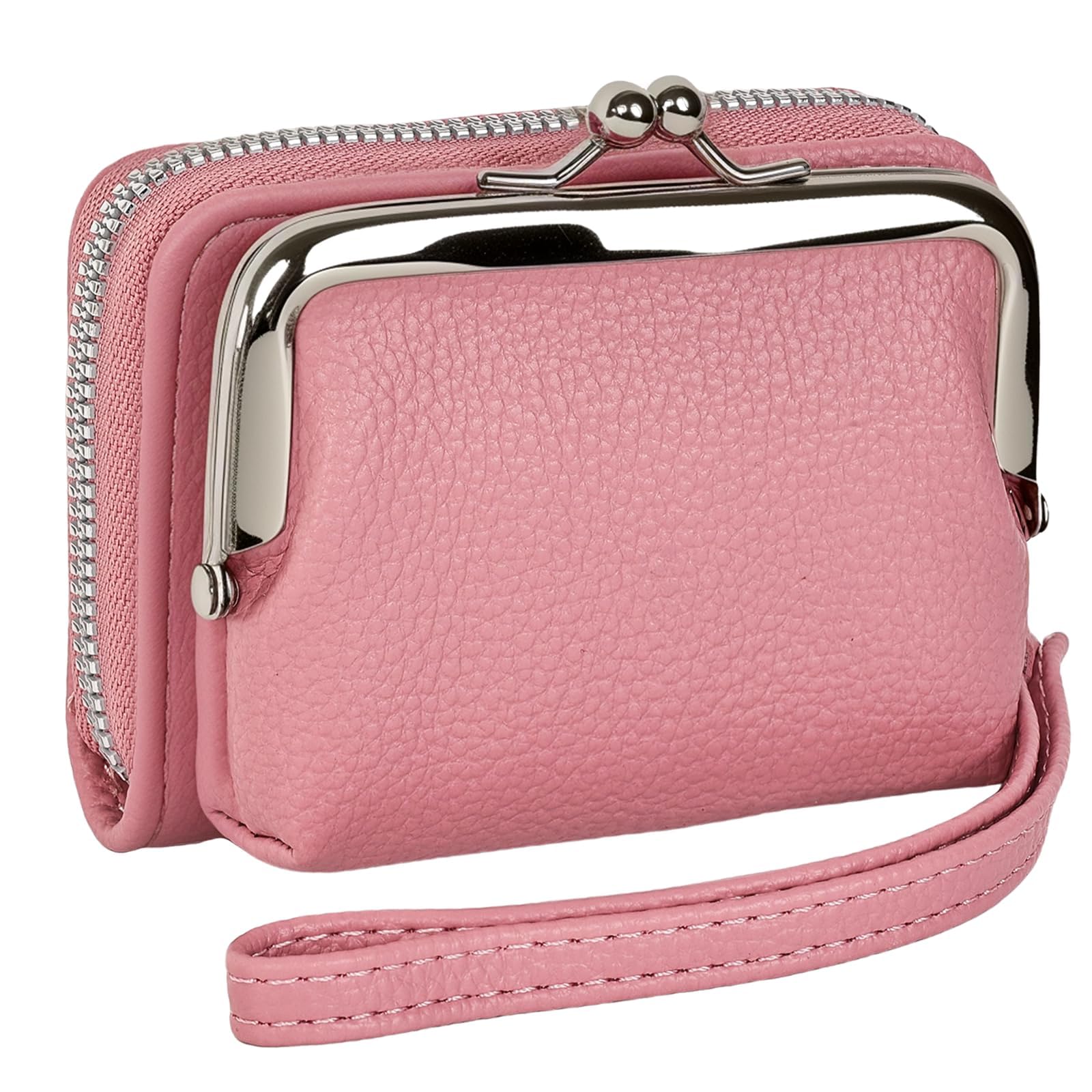 Women's Wristlet Wallet, Card Holder &amp; Coin Purse, Small Change Purse