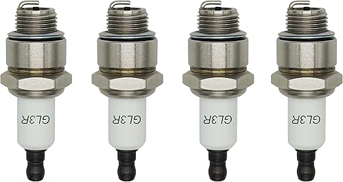 GL3R - Bujía de resistencia, sustituye a Champion RJ19LM MTD 759-3338 Briggs&Stratton 293918, se adapta a máquinas Cub Cadet Troy-Bilt White para