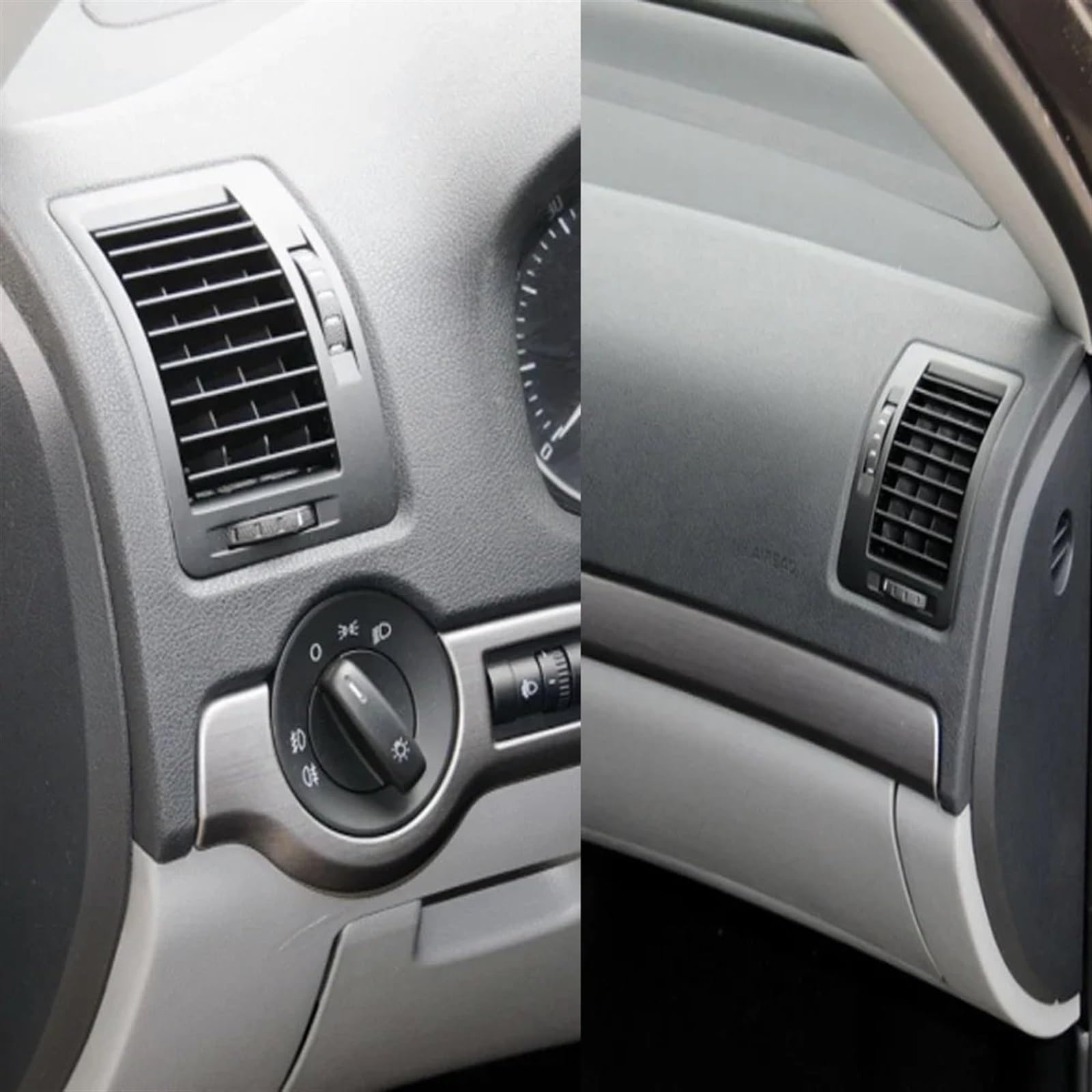 Grille D'aération Climatisation Pour Skoda Octavia 1999-2015 - Sortie Centrale - Améliore Ventilation Et Confort