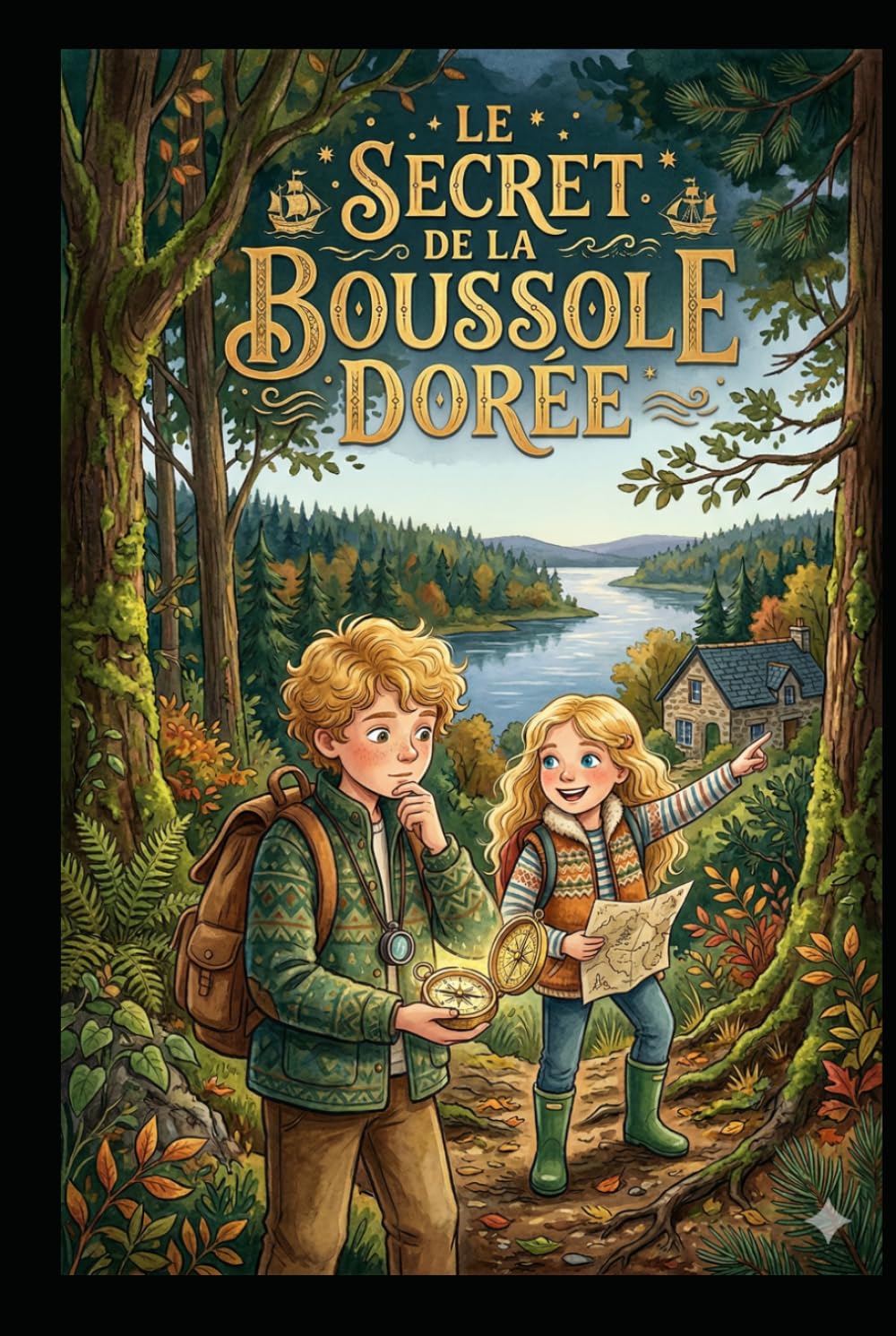 Les Aventures de Maria et Auguste: Le Secret de la Boussole Dorée