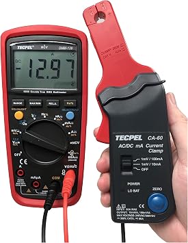 TECPEL DMM-139 Digital Multimeter + CA-60 Current Clamp Transmitter 60A