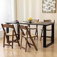 Vista 8 de Wooden Folding Chair with Soft Cushion, Simple and Stylish, Comfortable and Durable, Suitable for Weddings, banquets and Events, no Assembly