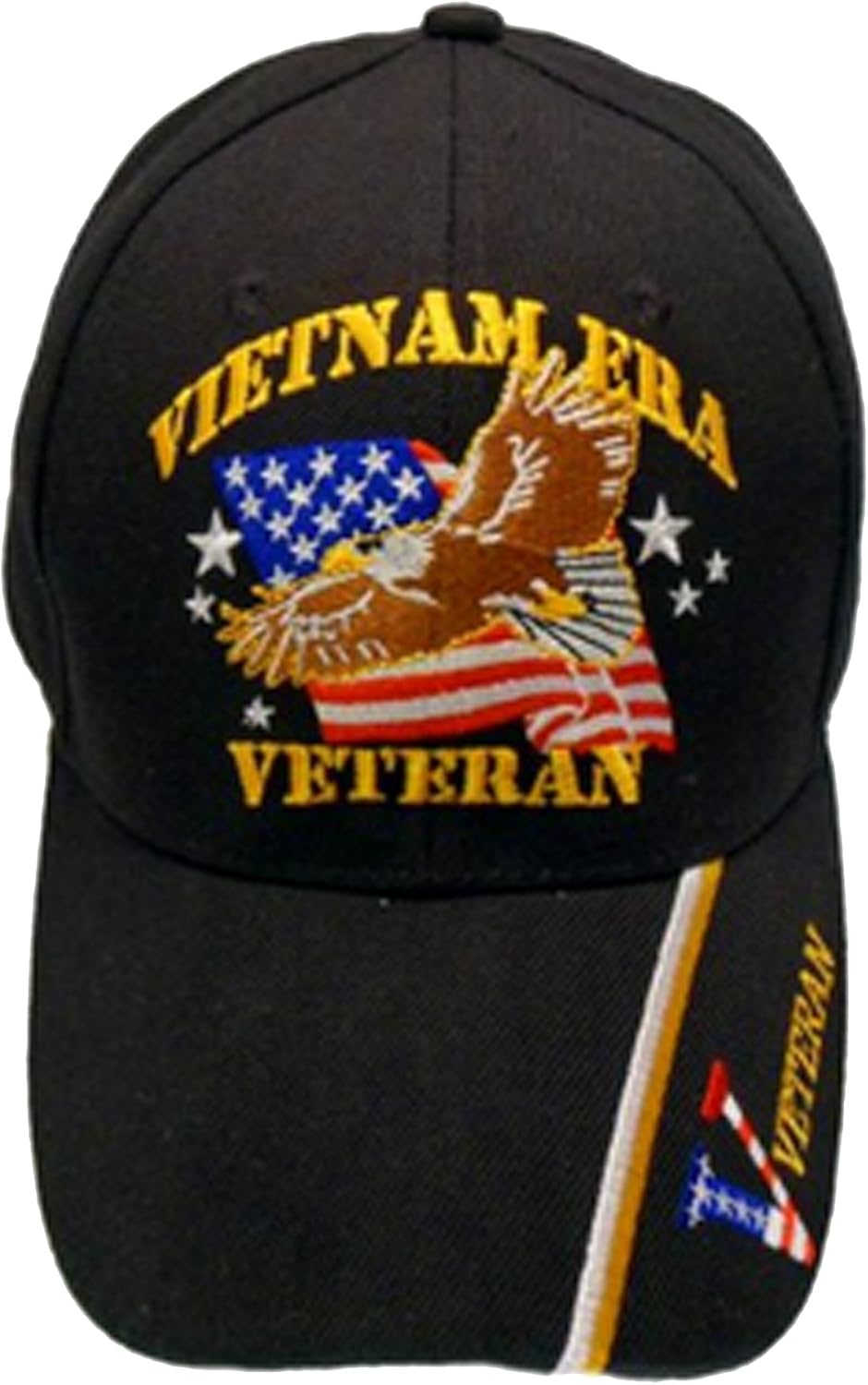 Vietnam ERA Veteran Cap and BCAH Bumper Sticker Embroidered Mens Military Hat