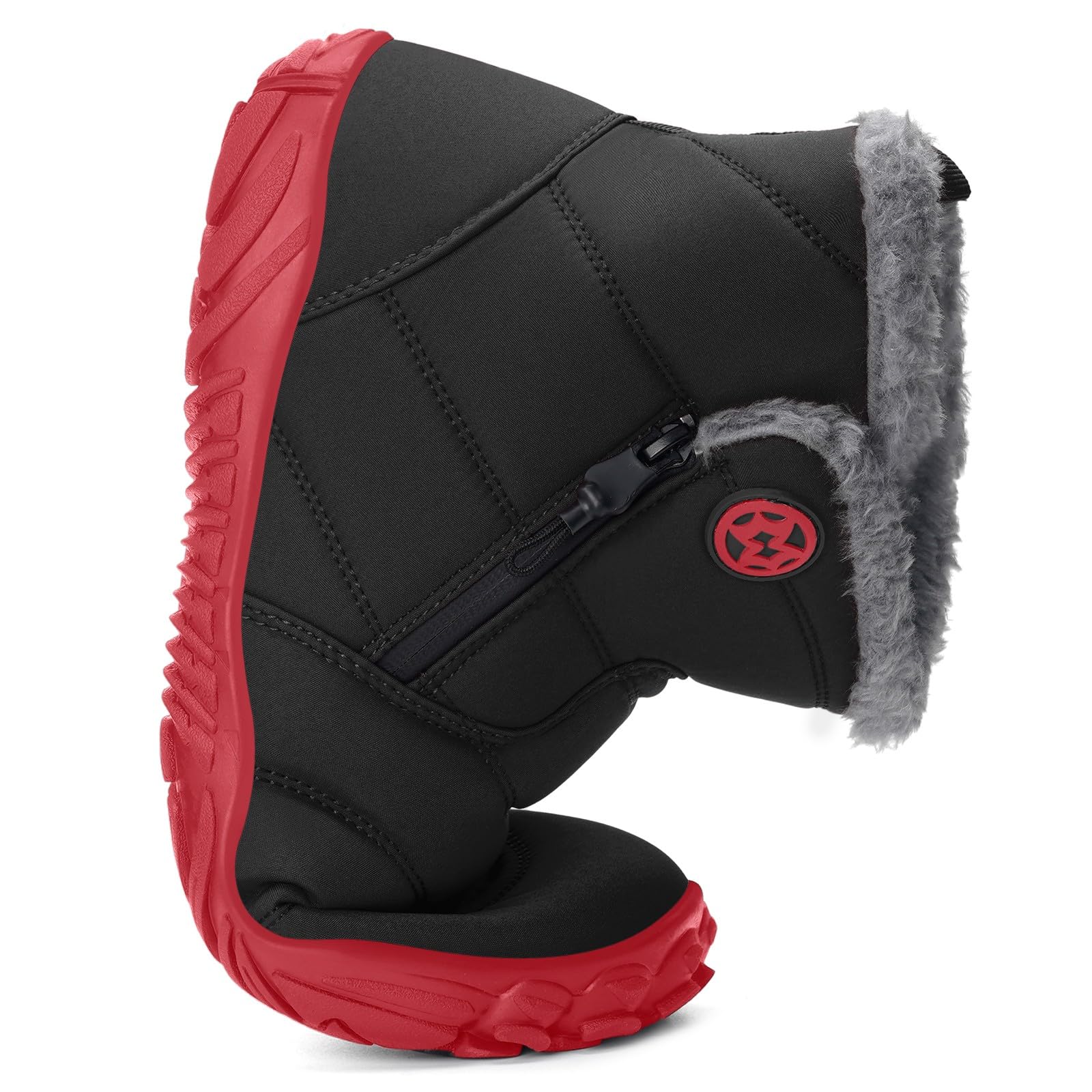 Stivali Invernali Barefoot Uomo Donna Scarpe Neve Caldo Comode Stivaletti Scarponcini con Wide Tox Box