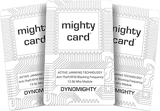 Mighty Card Blocker (3 Pack) - Advanced Technology RFID Blocker - RFID Blocking Card - RFID Card Blocker