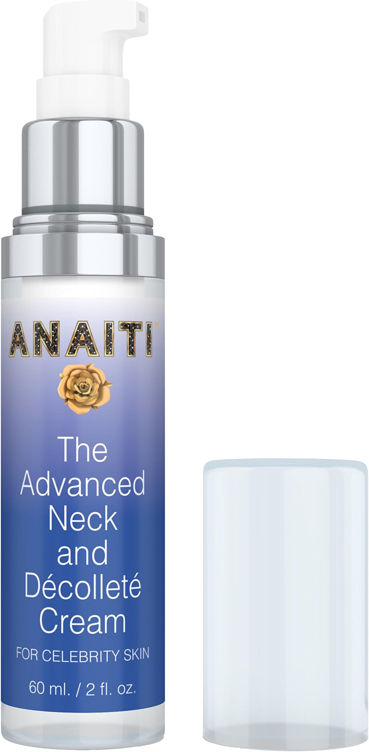 Neck and Decollete Cream - Daily Moisturizer for Wrinkles - Skin Tightening, Smoothing Serum - Advanced Dermatology Anti-Aging Skin Care - 2 OZ