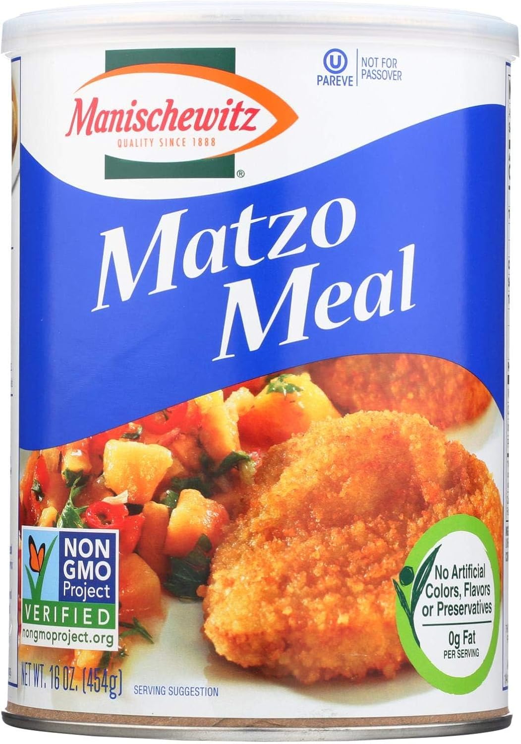 Manischewitz Matzo Meal Unsalted (12x16oz)
