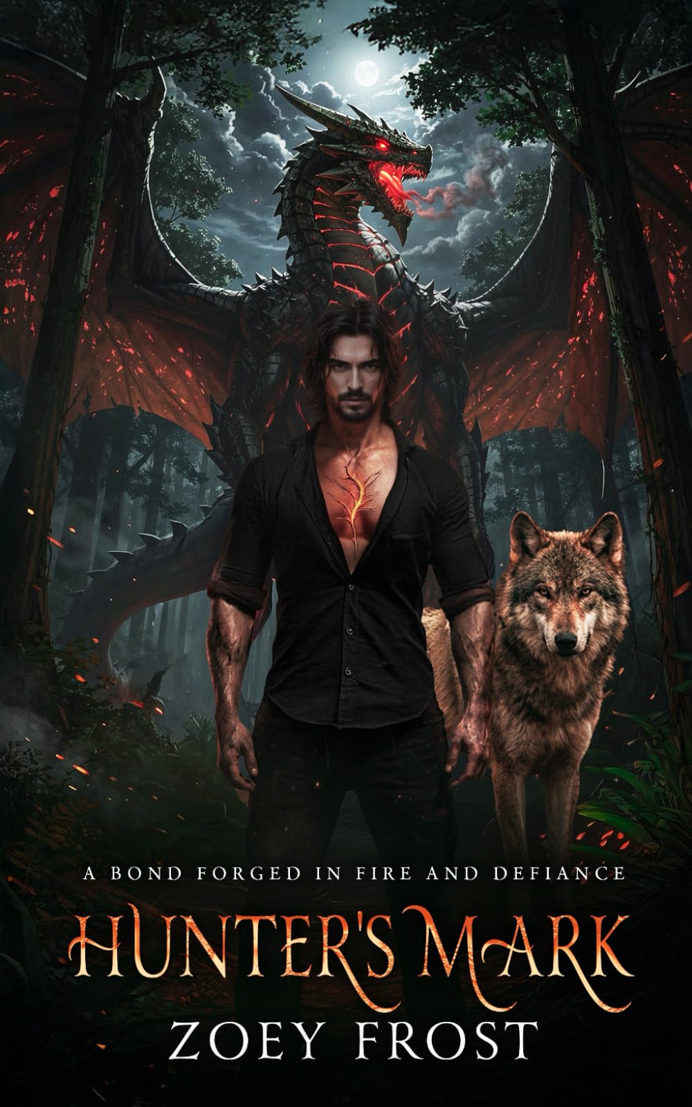 Hunter's Mark: A Dark Fantasy Romance of Fated Bonds and Cursed Power (The Vale Series)