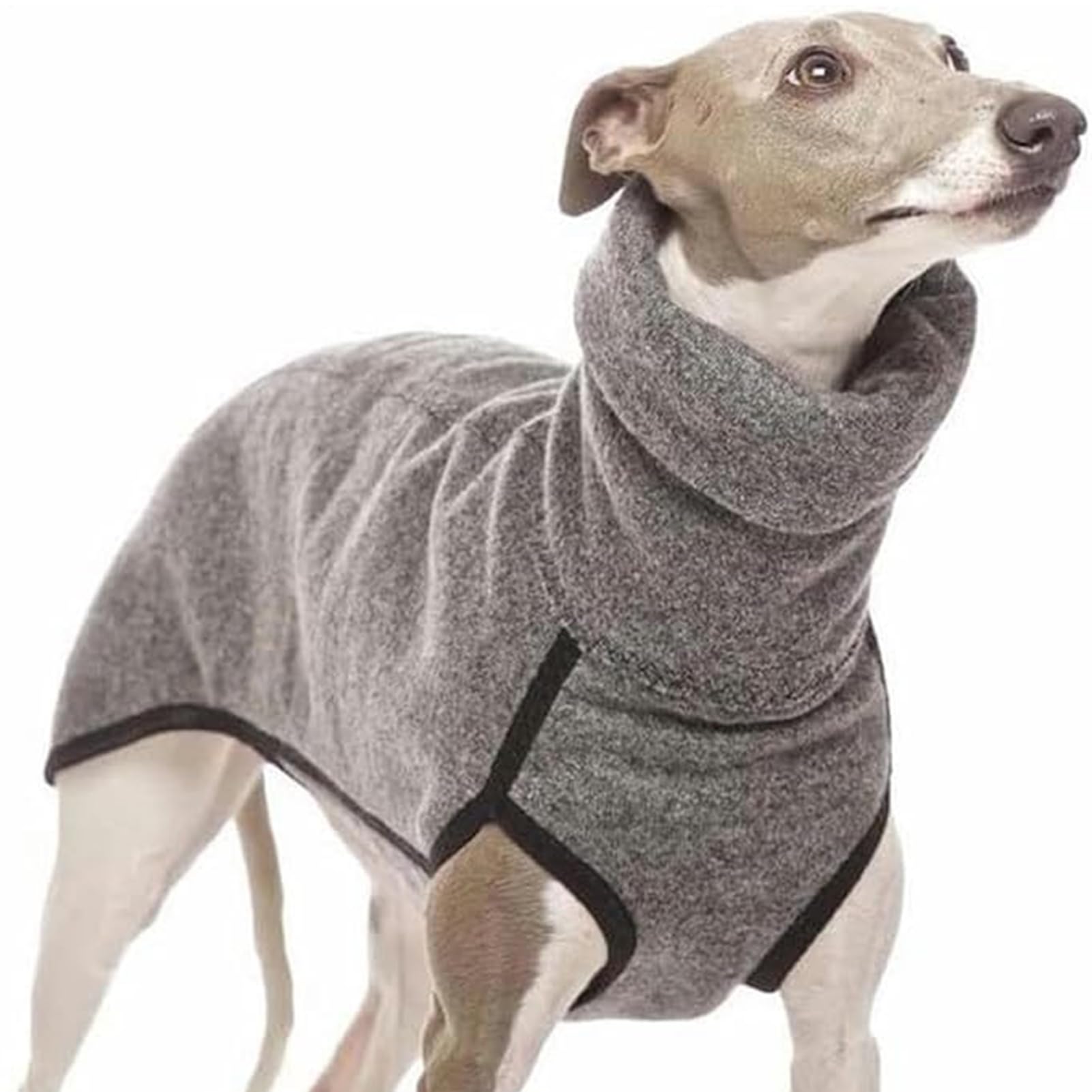 Fleece Dog Jumper Dog, Elastic Soft 4 Legged Sweater, Weather Resistant Winter Jacket, with High Collar Design and Warmth Easy to Take On-Off, Available in a Range of Sizes and Colours
