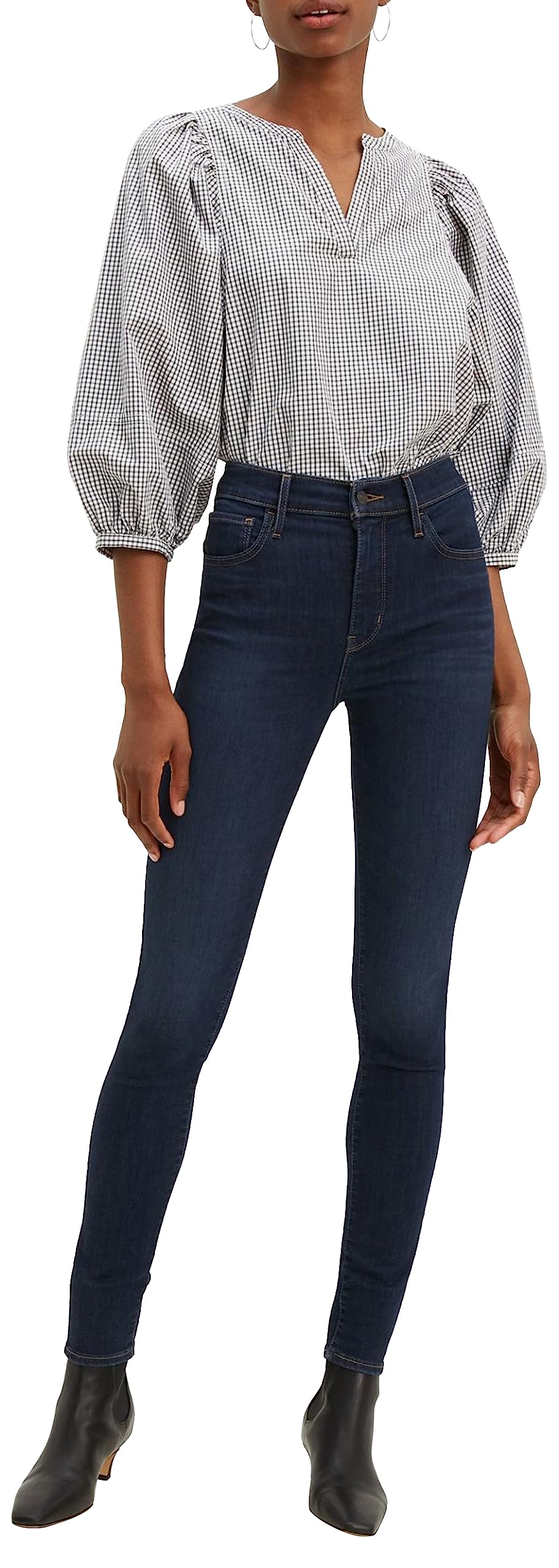 Levi's Women's Deep Serenity 720 High Rise Super Skinny Jeans, 30W / 32L