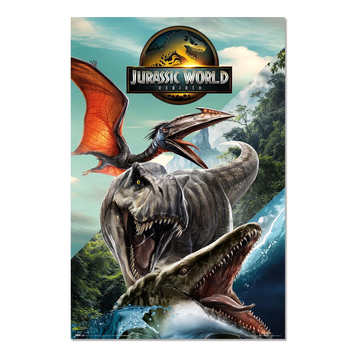 Grupo Erik Photo Frame 6x4 - Jurassic Park Merchandise | 6 x 4 Picture Frame - 10 x 15 cm Photo Frames | Jurassic Park Gifts For Friends, New Home Gifts