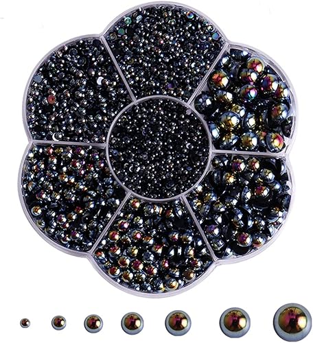 5700 piezas de medias perlas para manualidades perlas de uñas para arte de uñas para manualidades accesorios de bricolaje gemas de perlas planas 5700 piezas de medias perlas para manualidades perlas de uñas para arte de uñas para manualidades accesorios de bricolaje gemas de perlas planas