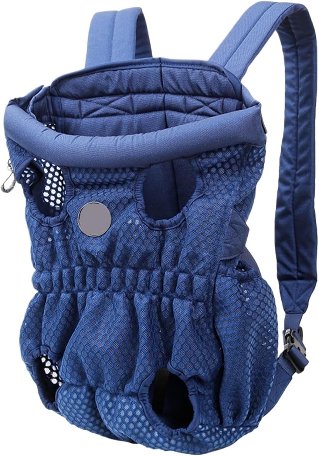 New Pet Dog Travel Bag Backpack - Front Shoulder Carry Bag for Large Pets(Blue,M)
