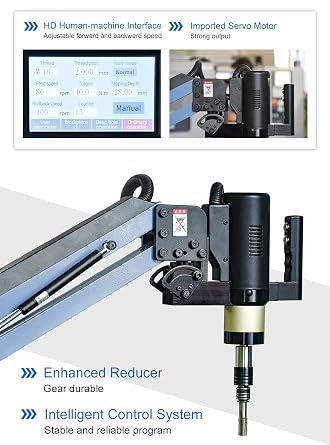US Stock M3-M16 Electric Tapping Arm Machine Tapper & Portable EDM Tap Remover Tap Burner EDM-8C