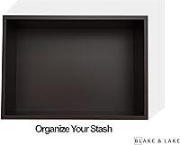 Vista 3 de Wooden Storage Box for Home - Large Wood Keepsake Box with Lid - Dark Brown Wooden Memory Box - Wooden Boxes (Dark Brown)