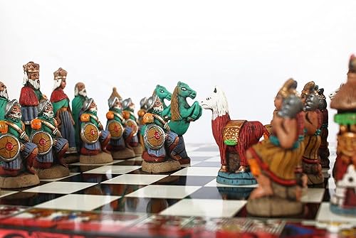 Juego de ajedrez de madera hecho a mano, edición de lujo para viajes con diseño artesanal, juego de mesa de estrategia clásico