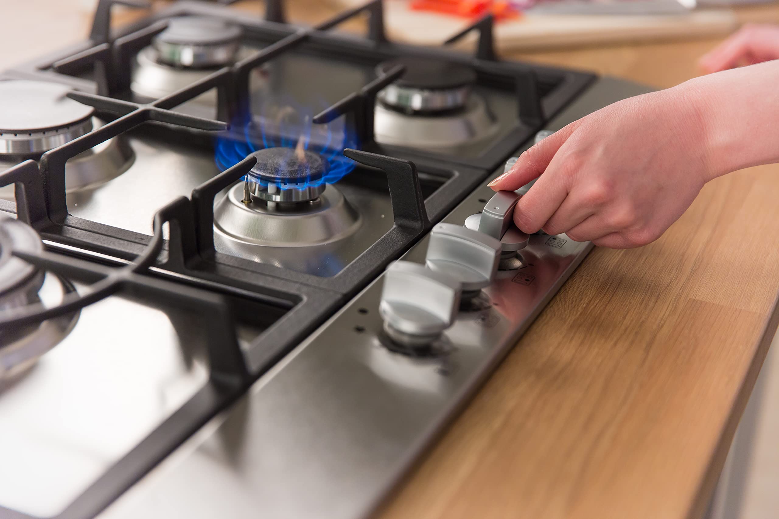 Russell Hobbs RH86GH701SS/01 86cm Wide 5burner Gas Hob Stainless