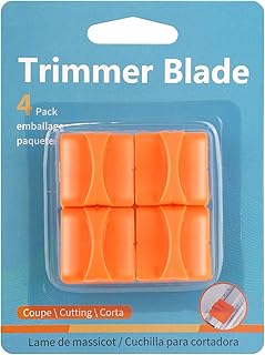 Replacement Blades for Firbon, Weenkler, Evteck, Flisin Paper Cutter, Paper Cutter Trimmer Blade with Security Safeguard Design for A4, Carstock, Photo and Wrapping (4 Packs)
