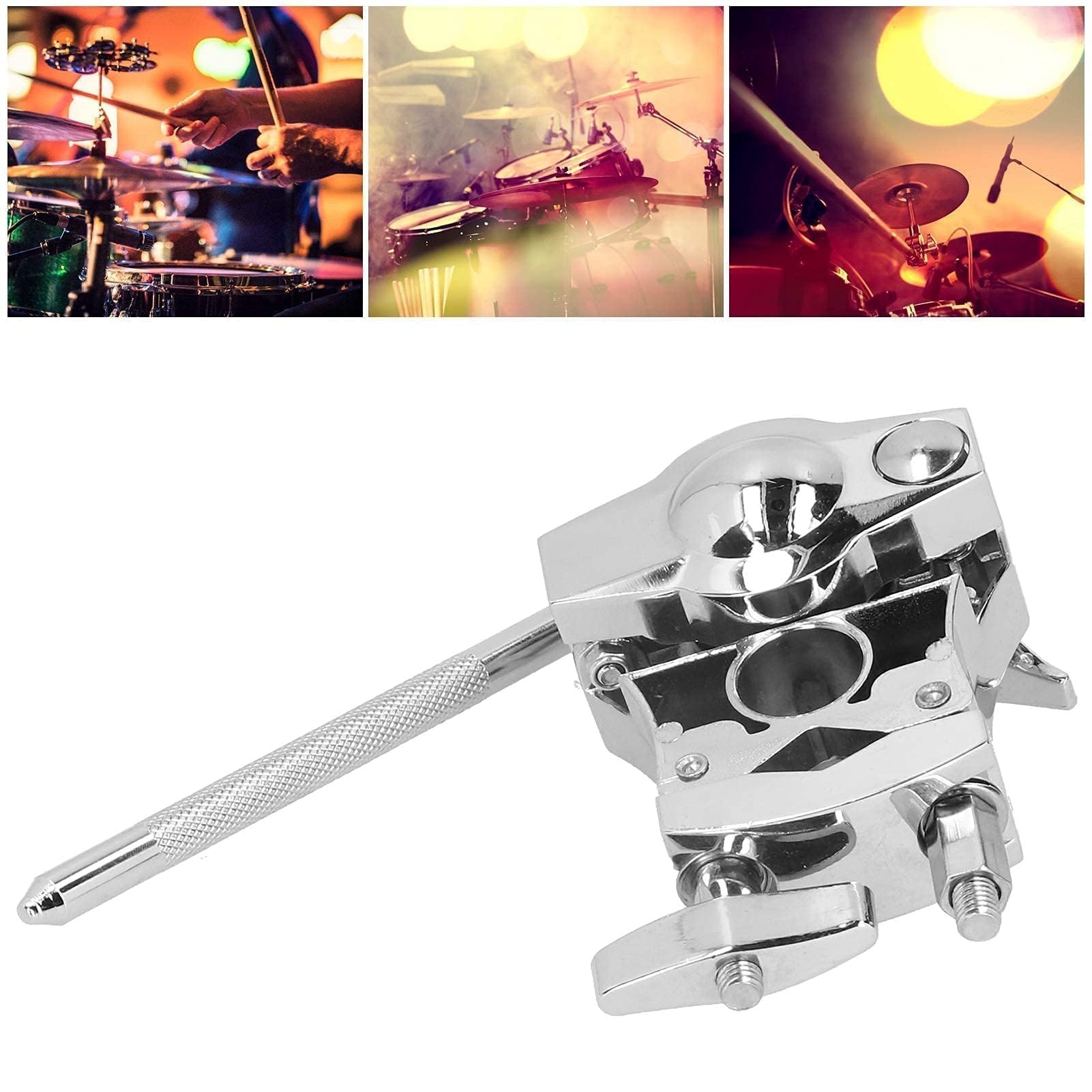Tom Drum Rack, Tom Drum Rack Soporte de Montaje Plata Mutifunction Instrumento Musical Accesorios WC83