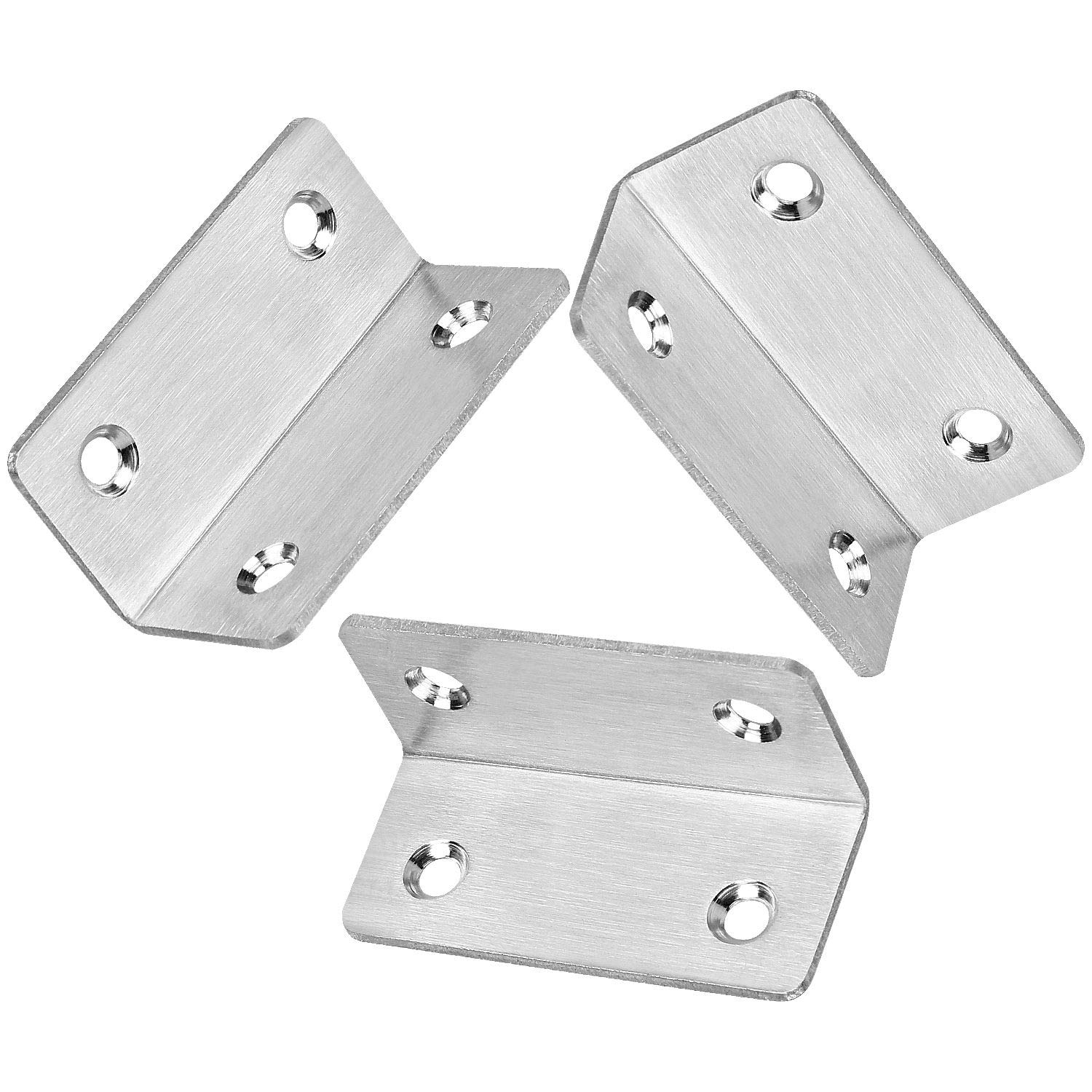 30PCS Stainless Steel Corner Brace, 2.3”x 1” Small Corner Brackets
