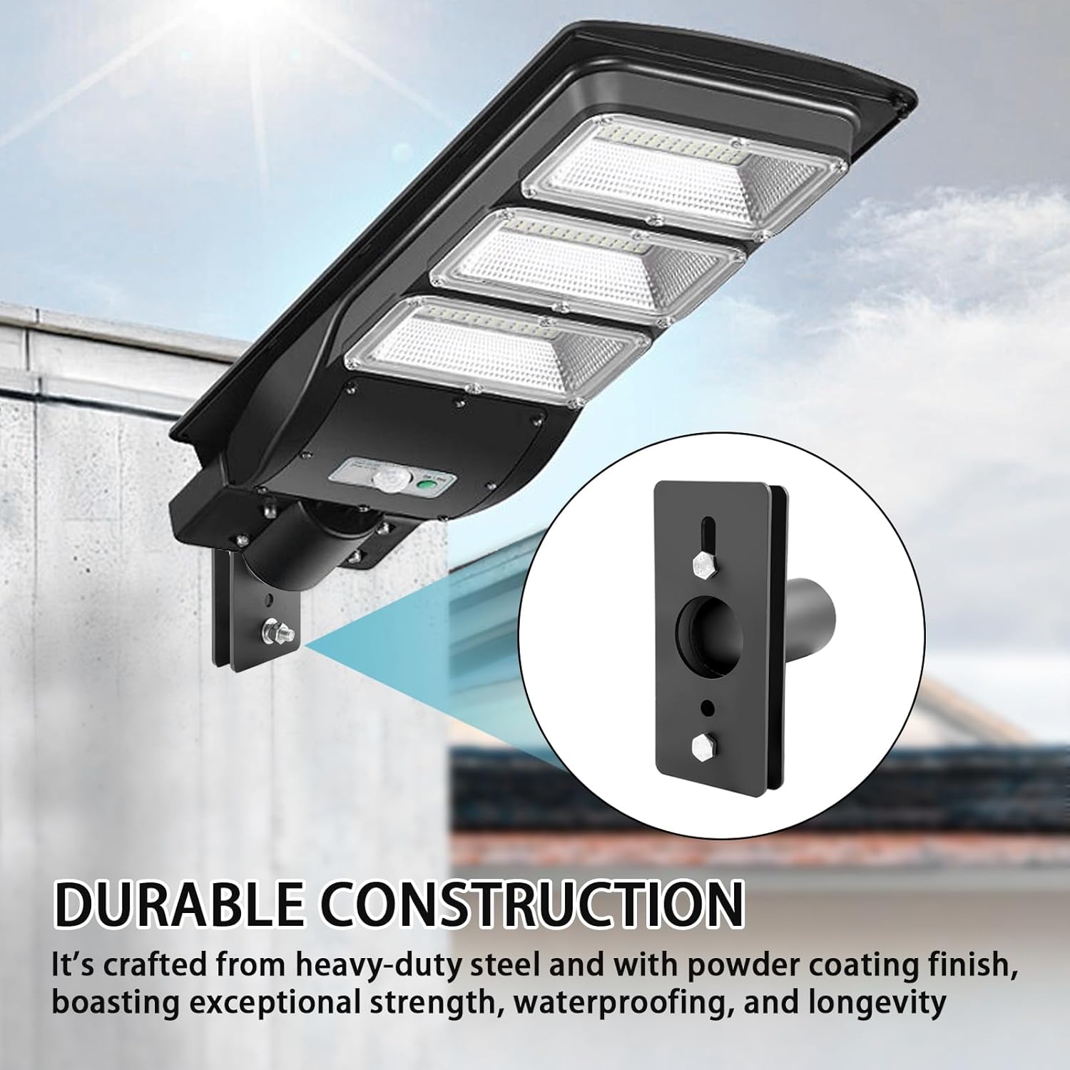 10 Pack Slip Fitter Adapter,Slip Fitter Mounting Bracket,Light Fixture Mounting Bracket for Outdoor Parking Lot Lights and Shoebox Lights ,Transform The Slip Fitter into Arm Mounting