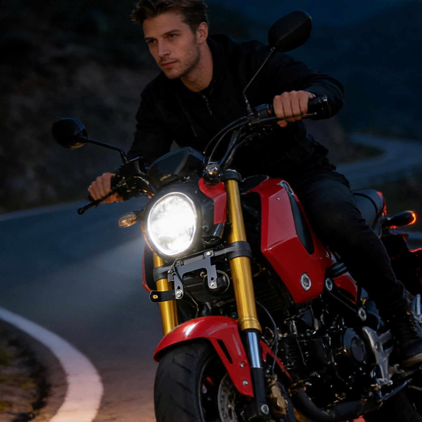 Uchwyty Do Montażu Listwy Świetlnej Wytrzymałe Akcesoria Motocyklowe