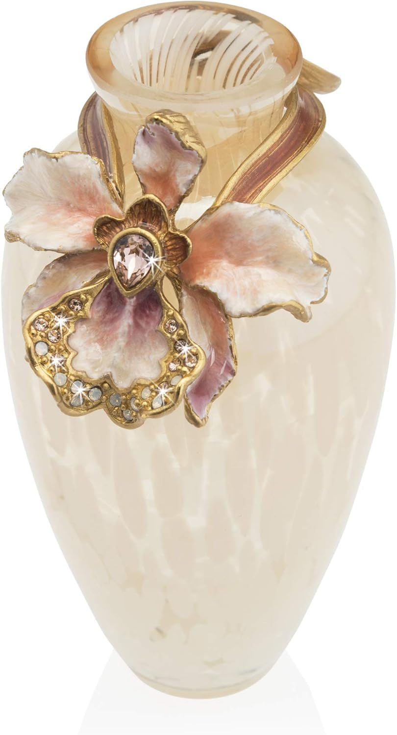Jay Strongwater Audra Orchid Mini Vase #SDH6594-281