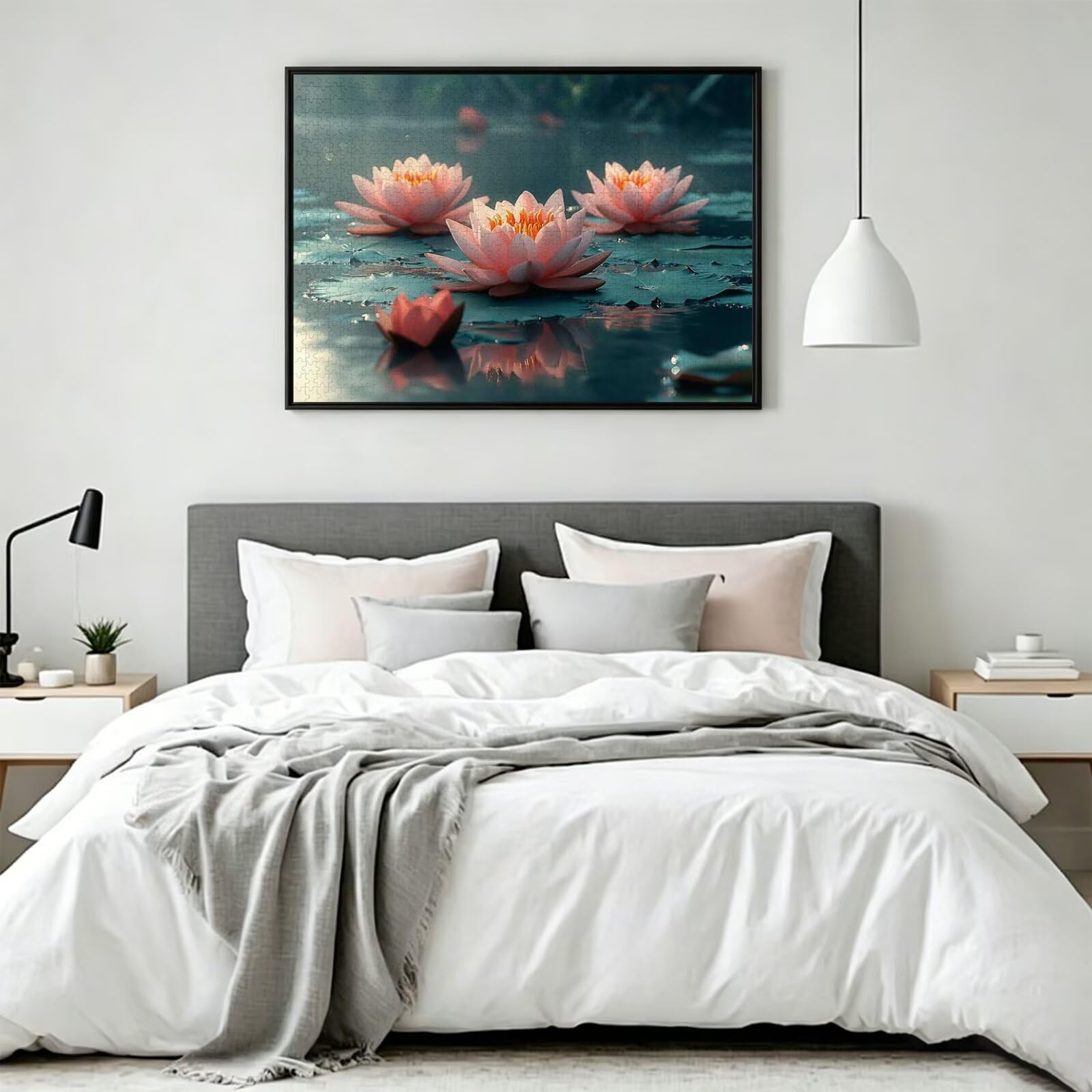 Puzzle 4000 Teile Lotusblumen Herausforderndes Klassische Puzzles, n-411