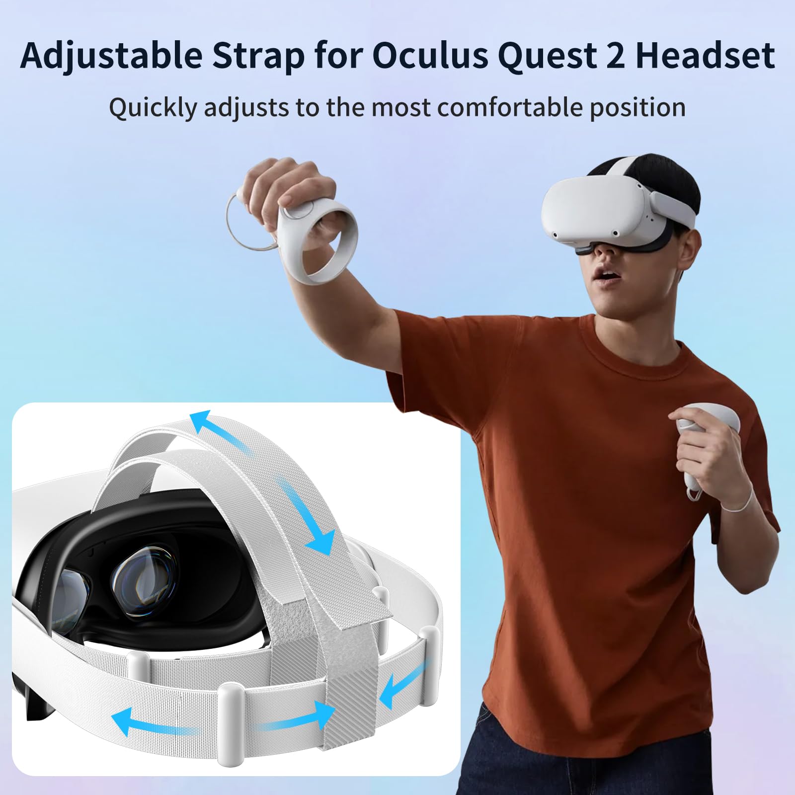 Pasek na głowę do kasku Oculus Quest 2
