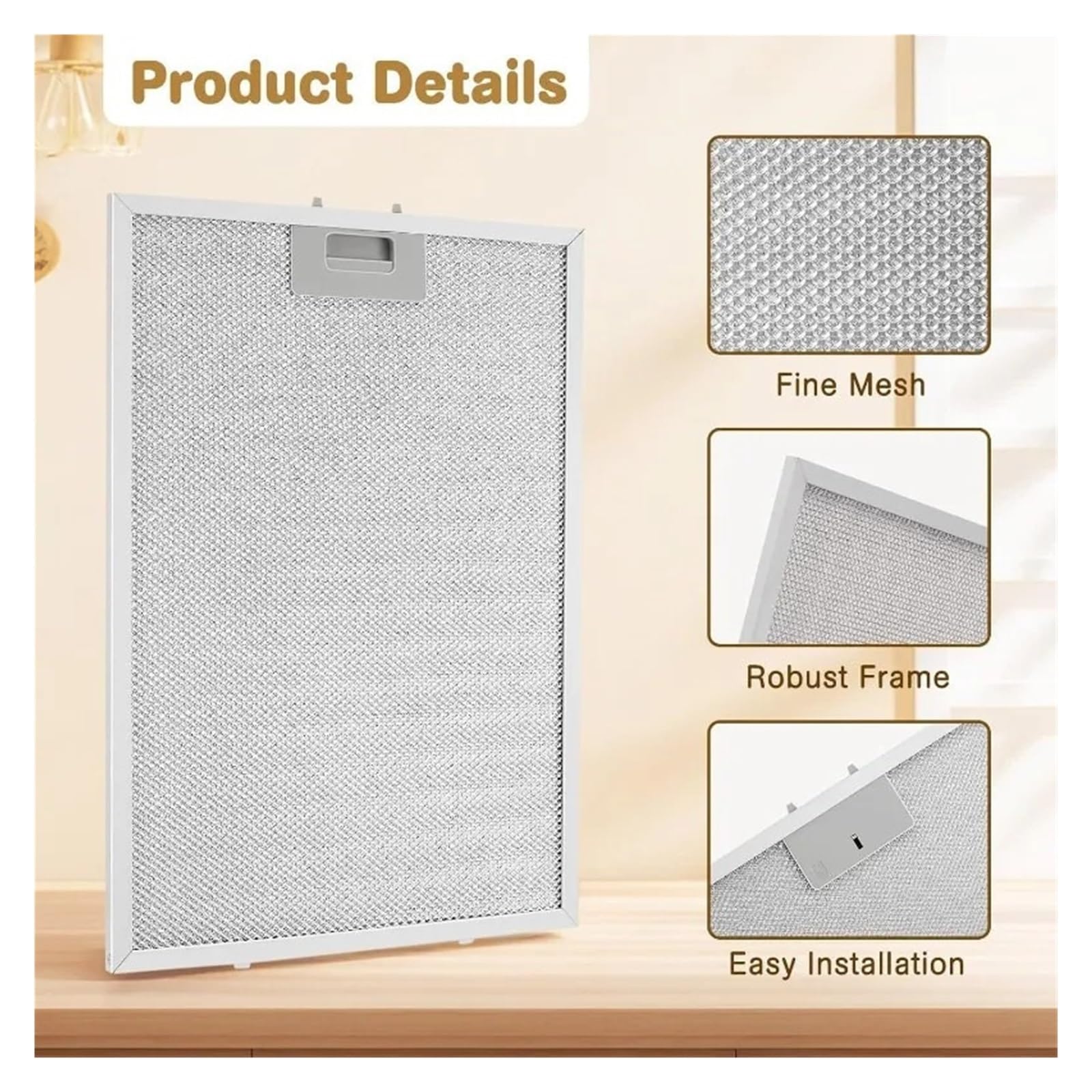 Filtro for Cappa Da Cucina, Compatibile Con Broan, Parti Di Ricambio QP130 QP130BL QP130BLC