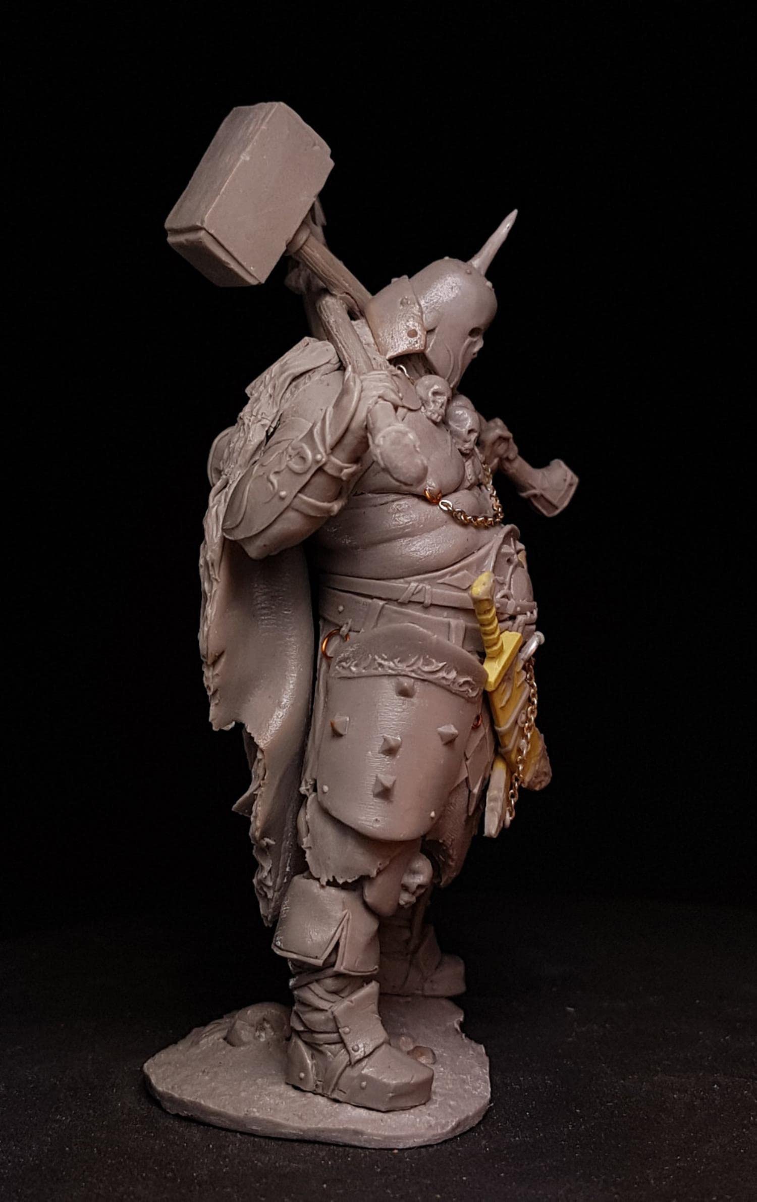 1/24 Harzfigur Modellbausätze GK Krieger Madax Unmontierter und unbemalter Bausatz S95