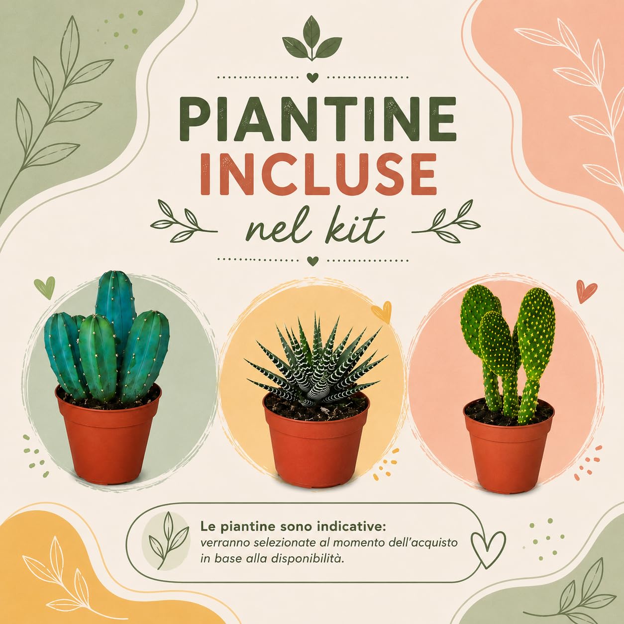 Kit Terrarium Lamparium Medio con Piante Grasse | Vaso in Vetro Ø22 cm con Paralume Incluso | Include Substrati,Accessori e Terrario Fai-da-Te