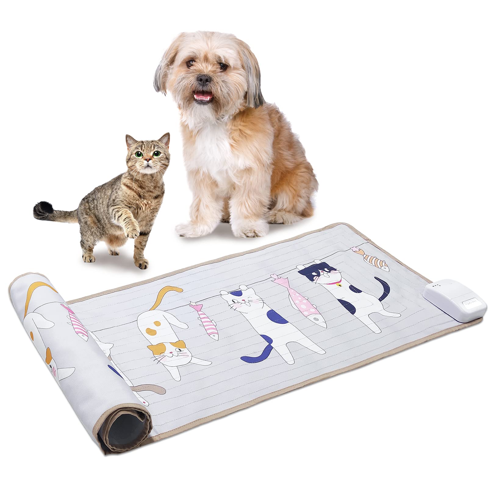 Buy Petaby Printed Pet Scat Mat, 60” x 15” Decorative Electric
