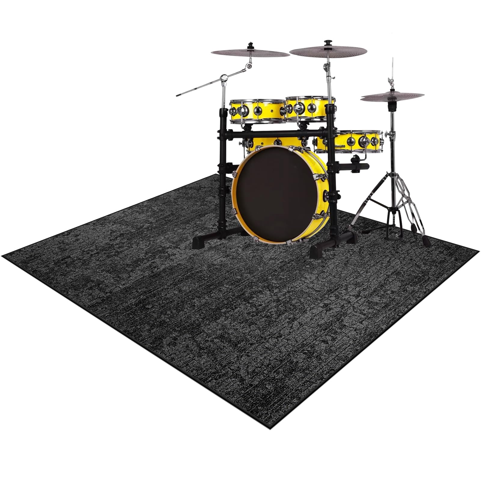 Drum Rug Mat Soundproof Carpet for Drummers, Drum Rug Non-Slip Soundproof Mat | Rectangle Drum Carpet, Mat for Acoustic Drums, Drum Floor mat Soundproofing Blanket Musical instrument Mat 200 x 180 cm