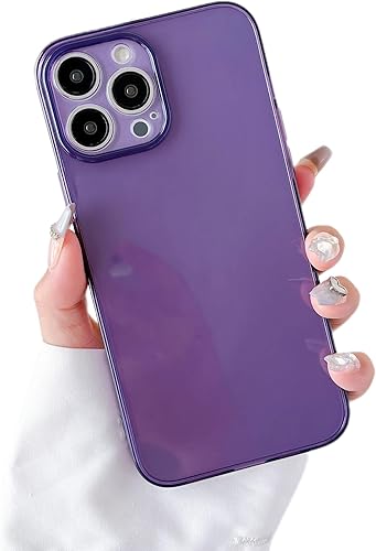 ZTOFERA Funda para iPhone 15 Pro Max de 6.7 pulgadas, Transparente Suave Silicona Bumper Protector Retro Color Transparente A Prueba de Golpes