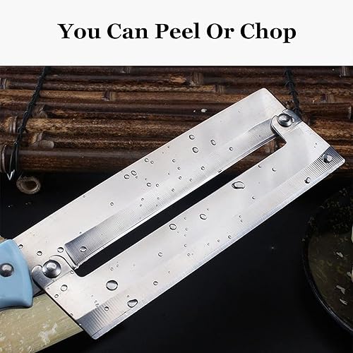 Miniatura 22 de Paquete de 2 peladores de frutas, peladores de verduras con mango antideslizante duradero y hoja afilada de acero inoxidable, peladores de patatas
