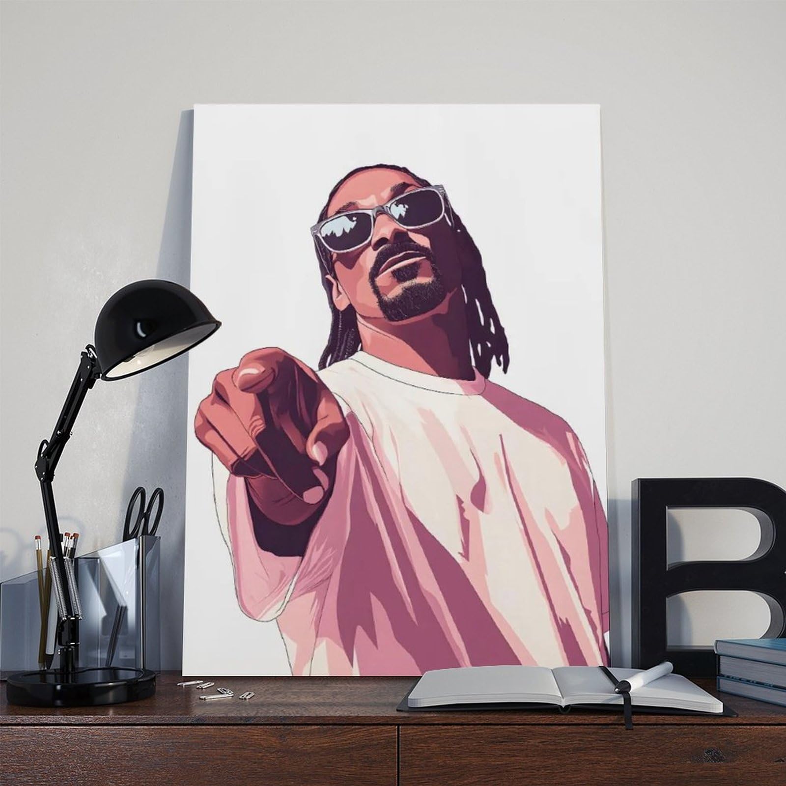 Poster moderno hip-hop su tela da parete decorazione artistica da parete stampa dipinti per soggiorno camera da letto decorazione 61 cm L x 91,4 cm W