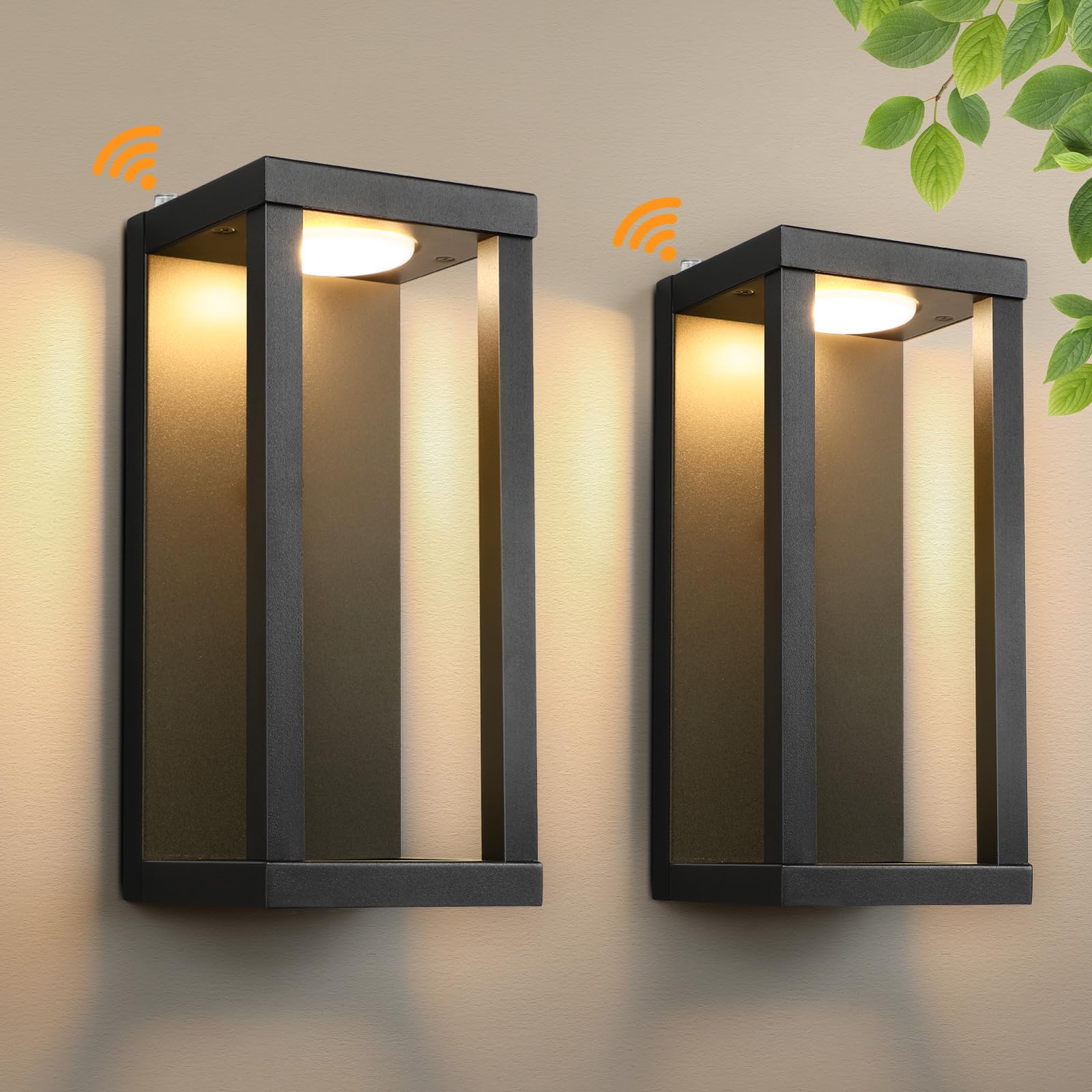 Bestshared Dusk To Dawn Outdoor Wall Light - Waterproof Exterior Sconce For Garage & Door