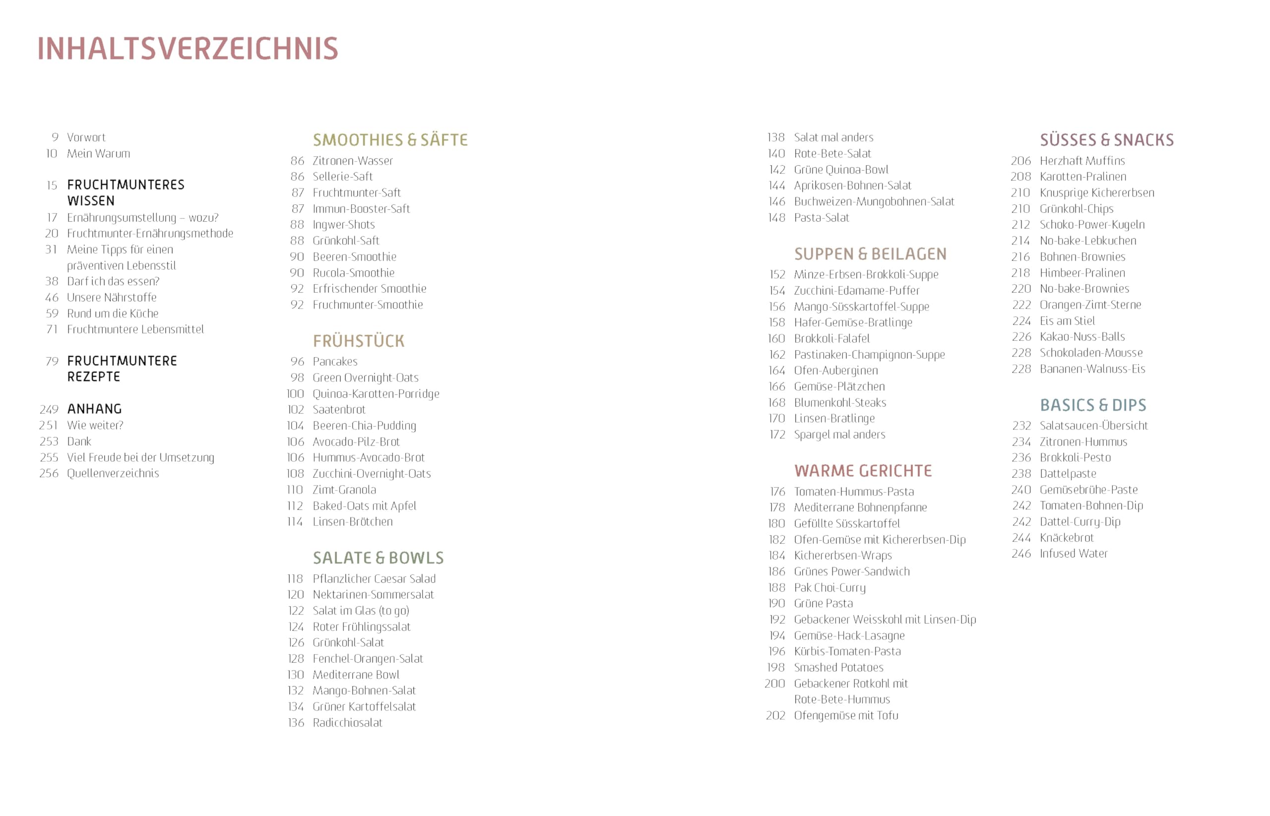 Fruchtmuntere Küche: Pflanzenbasierte, gesunde, präventive & kreative Rezepte