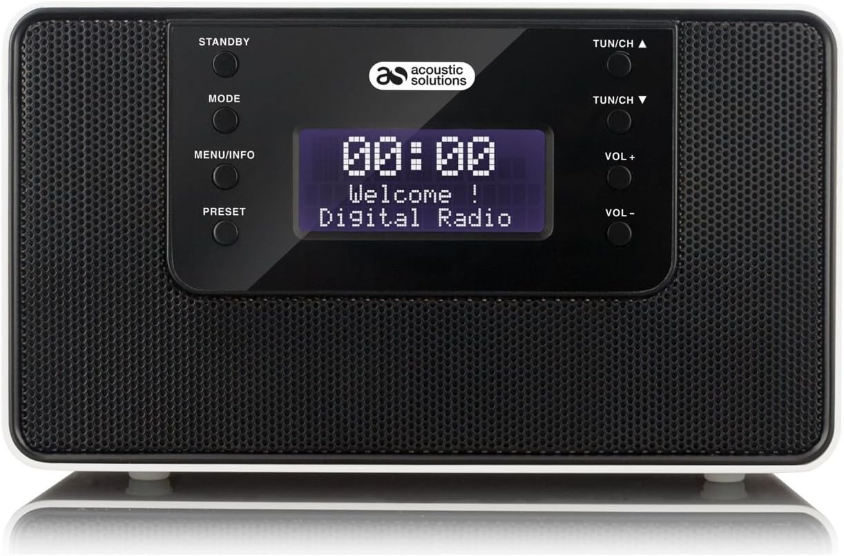 Acoustic Solutions Clock Radio - Black